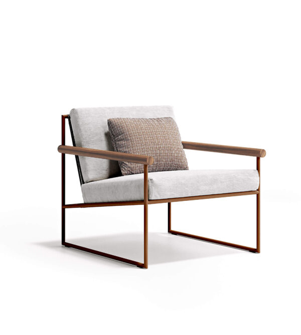 Pipe armchair