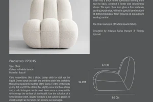 Πολυθρόνα Toe – Bouclé