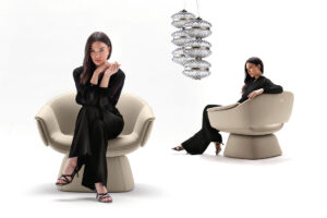 Opus occasional swivel chair